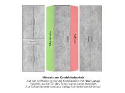 mokebo Eckregale^Eckschrank in Der Lange Schrank Aufbewahrungsschrank oder Mehrzweckschrank