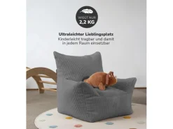 mokebo Sitzsäcke^Kindersessel aus Cord Der Pausenheld Sitzsack Kinder Kindersitzsack in