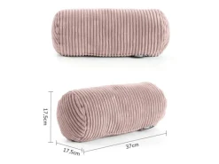 mokebo Kissen^Nackenkissen mit Cordbezug Das Nickerchen Nackenrolle oder Kissenrolle in