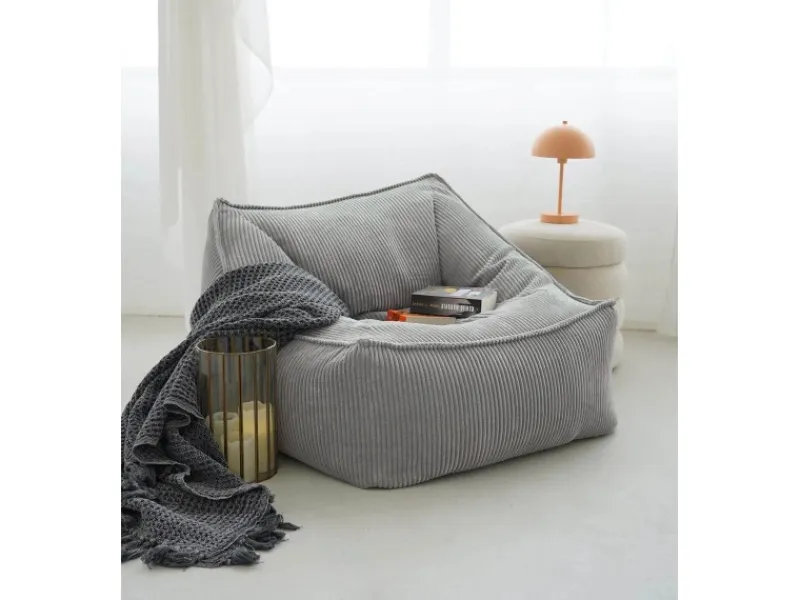 mokebo Sitzsack Sessel aus Cord Der Lümmel XXL Sitzsack Cord Sessel oder Sitz Sessel in