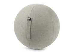 mokebo Hocker^Stoff Sitzball Büro Ergonomisch Der Sportliche Sitzball mit Pumpe 65cm Breite Ergonomische Bürostuhl Alternative