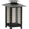 Moll Laternen^Lampe Laterne Stahl Ø 14 cm x 21 cm Schwarz Matt