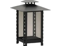 Moll Laternen^Lampe Laterne Stahl Ø 14 cm x 21 cm Schwarz Matt