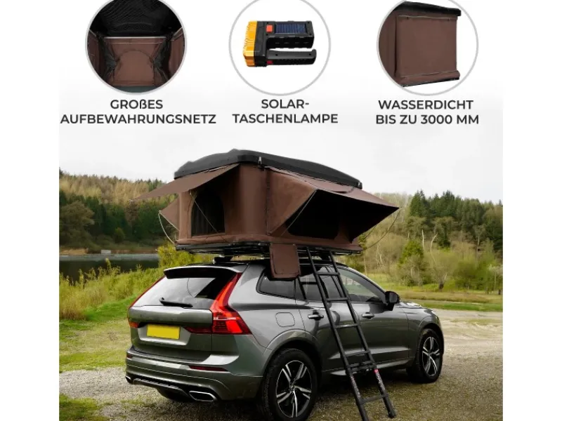 Monstershop Überwürfe^Auto Dachzelt Braun