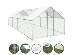 Monstershop Kleintierbedarf^Hühner Freilauf 4m x 8m x 2m