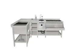 Monstershop Möbelserien^Modulare Deluxe-Cocktailbar-Station mit Eisbrunnen