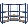 Monstershop Eckregale^Monster Racking Sparangebot 1 x T-Rax 90cm Eckregal + 2 x T-Rax 90cm in Blau