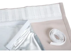 Moondream Vorhänge|Gardinen^Wärmeschützender Futterstoff Silber 240 cm x 135 cm