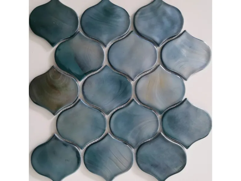 Mosaikmatte Cadiz Arabesque Keramik 26,4 cm x 28,3 cm