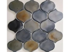 Mosaikmatte Cadiz Arabesque Keramik 26,4 cm x 28,3 cm