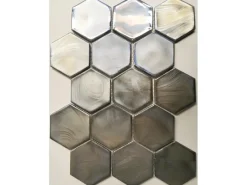 Mosaik^Mosaikmatte Cadiz Hexagon Keramik 26 cm x 29,9 cm
