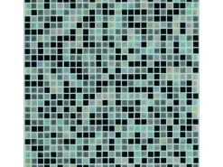 Mosaik^Mosaikmatte Glas Mini Black Grey White mix 29,6 cm x 29,6 cm