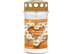 Kerzen^Motiv-Grablicht Ambrosius 5 Tage Für immer im Herzen