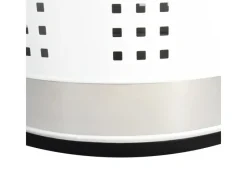 MSV Wäschekorb Edelstahl mit Sitzdeckel Gepolstert 46 l