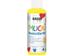 KREUL Mucki Bastelfarbe Gelb 80 ml