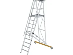Klapptritte^MUNK Podestleiter Klappbar 10 Stufen