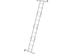 Klapptritte^MUNK Vielzweckleiter mit Nivello Traverse 4x3 Sprossen