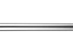 mydeco Gardinenstange für Ringe Edelstahl-Optik Ø 2,5 cm x 160 cm