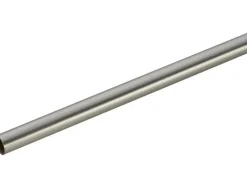 mydeco Vorhänge|Seilspanngarnituren^Gardinenstange für Ringe Edelstahl-Optik Ø 2,5 cm x 240 cm