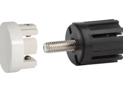 mydeco Gardinenstangen^Gardinenstange-Endstück Match Weiß Ø 2 cm