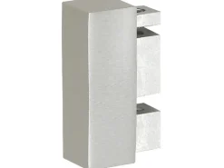 mydeco Gardinenstangen^Gardinenstange-Endstück End Edelstahl-Optik 3,2 cm x 1,1 cm