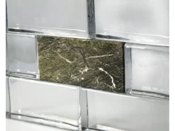 Fuchs Design Naturbaustein Crystal Collection Nature Touch Rain Forest Green