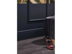 Zierprofile^NOEL & MARQUET NMC FL1 Flex WALLSTYL Flexible Sockelleiste Zierleiste Stuckleiste 2 m 200 cm x 1,3 cm x 8 cm Weiß