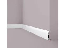 Zierprofile^NOEL & MARQUET NMC FL5 WALLSTYL Sockelleiste Zierleiste Eckleiste 2 m 200 cm x 2 cm x 10 cm Weiß