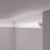 NOEL & MARQUET NMC IL1 ARSTYL Eckleiste Zierleiste Stuckleiste für Indirekte Beleuchtung 2 m 200 cm x 5 cm x 7 cm Weiß