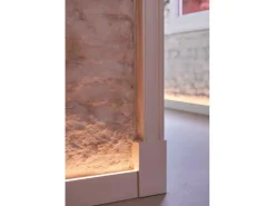 Zierprofile^NOEL & MARQUET NMC IL10 WALLSTYL Sockelleiste Zierleiste Stuckleiste für Indirekte Beleuchtung 2 m 200 cm x 2,3 cm x 8 cm Grau