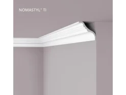 Zierprofile^NOEL & MARQUET NMC TI NOMASTYL Eckleiste Zierleiste Stuckleiste 2 m 200 cm x 13,8 cm x 13,8 cm Weiß