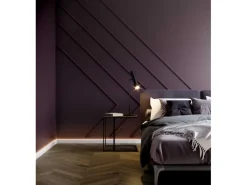 Zierprofile^NOEL & MARQUET NMC WD5 WALLSTYL Wand- und Friesleiste Zierleiste Stuckleiste 2 m 200 cm x 1 cm x 3,8 cm Weiß