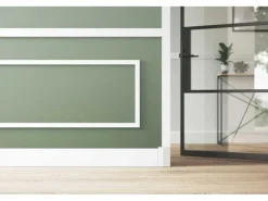 Zierprofile^NOEL & MARQUET NMC WD5 WALLSTYL Wand- und Friesleiste Zierleiste Stuckleiste 2 m 200 cm x 1 cm x 3,8 cm Weiß