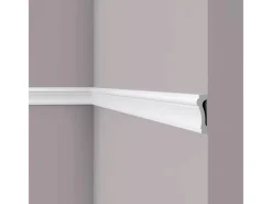 Zierprofile^NOEL & MARQUET NMC WL6 WALLSTYL Wand- und Friesleiste Zierleiste Türumrandung 2 m 200 cm x 2,2 cm x 7,5 cm Weiß