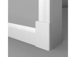 Zierprofile^NOEL & MARQUET NMC WL6 WALLSTYL Wand- und Friesleiste Zierleiste Türumrandung 2 m 200 cm x 2,2 cm x 7,5 cm Weiß