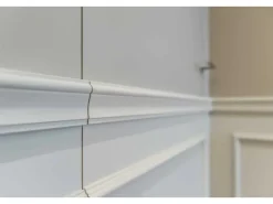 Zierprofile^NOEL & MARQUET NMC WL6 WALLSTYL Wand- und Friesleiste Zierleiste Türumrandung 2 m 200 cm x 2,2 cm x 7,5 cm Weiß