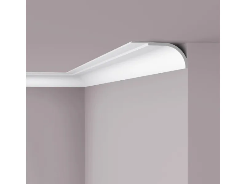 Zierprofile^NOEL & MARQUET NMC WT22 WALLSTYL Eckleiste Zierleiste Stuckleiste 2 m 200 cm x 22,5 cm x 10 cm Weiß