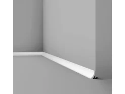 NOEL & MARQUET NMC WT8 WALLSTYL Eckleiste Zierleiste Sockelleiste 2 m 200 cm x 2 cm x 3 cm Weiß