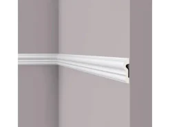 Zierprofile^NOEL & MARQUET NMC Z13 ARSTYL Wand- und Friesleiste Zierleiste Stuckleiste 2 m 200 cm x 2,2 cm x 8 cm Weiß