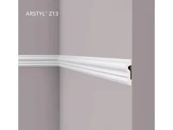 Zierprofile^NOEL & MARQUET NMC Z13 ARSTYL Wand- und Friesleiste Zierleiste Stuckleiste 2 m 200 cm x 2,2 cm x 8 cm Weiß