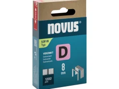 Novus Tapezierzubehör^Feindrahtklammern D 53 F Länge 8 mm 1.200 Stück