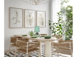 Näve Weitere Regale^Keramik-Tischleuchte Stoney Mint Ø 16 cm x 31 cm