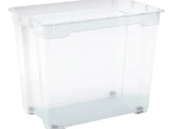 OBI Allzweckbox Santos XXL 47 cm x 38 cm x 56,5 cm 78 l Transparent