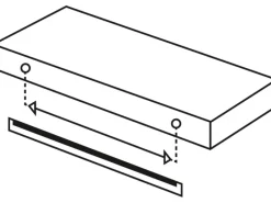 OBI Befestigungs-Pin Grau 1 cm x 1 cm x 8 cm