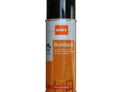 OBI Sprühlacke|Buntlacke^Buntlack Spray RAL 9017 hochglänzend 400 ml