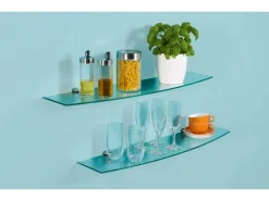 OBI Glasboden Villar Gebogen 0,6 cm x 80 cm x 20 cm