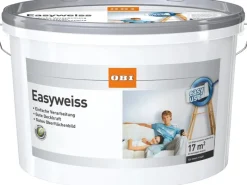 OBI Innen- Wandfarbe Easyweiss matt 2,5 l