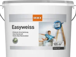 OBI Innenfarben^Innen- Wandfarbe Easyweiss matt 15 l