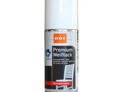 OBI Weißlacke|Sprühlacke^Premium Weißlack Spray hochglänzend 150 ml