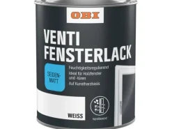 OBI Speziallacke|Weißlacke^Venti Fensterlack Weiß seidenmatt 750 ml